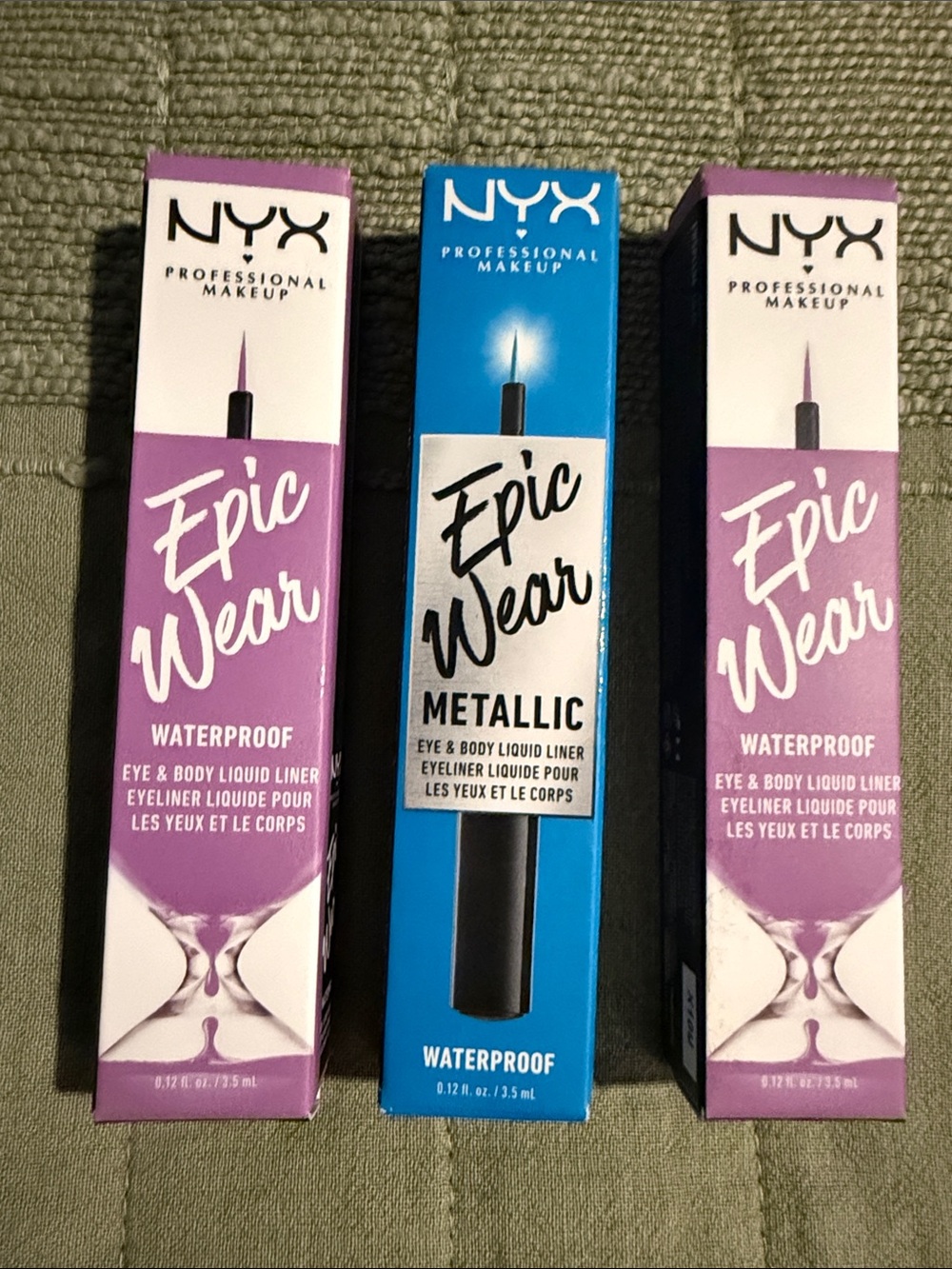 NYX EPIC WEAR EYE AND BODY LINER SET OF 3 🆕
